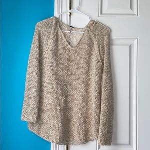 open back knit sweater